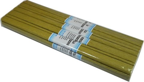 Bibuła marszczona 10szt. ZŁOTA 200x50cm Bibuła marszczona 10szt. ZŁOTA 200x50cm