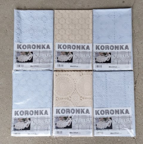 Bieżnik PCV 100X50 KORONKA Bieżnik PCV 100X50 KORONKA