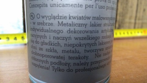 Lakier 400ml. ZMROŻONE SREBRO UN-048 Lakier 400ml. ZMROŻONE SREBRO UN-048