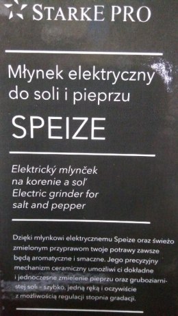 Młynek elektryczny do soli i pieprzu STARKE