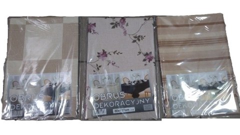 Obrus dekoracyjny 80 x 137cm TKANINA Obrus dekoracyjny 80 x 137cm TKANINA