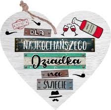 Serce wiszące DZIADEK Serce wiszące DZIADEK