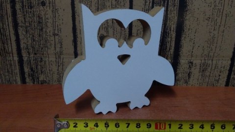 Sowa drewno 12x13cm Sowa drewno 12x13cm