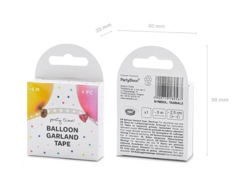 Taśma do girland balonowych 5m | TASBAL Taśma do girland balonowych 5m | TASBAL