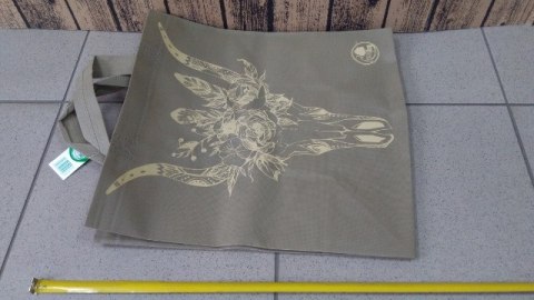 Torba ekologiczna na zakupy 34X36X20 SZARA GŁOWA KOZIOROŻCA Torba ekologiczna na zakupy 34X36X20 SZARA GŁOWA KOZIOROŻCA