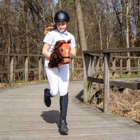 Hobby Horse Skippi A3 - Bursztyn - zabawka dla dziewczynki konik na kiju Hobby Horse Skippi A3 - Bursztyn - zabawka dla dziewczynki konik na kiju