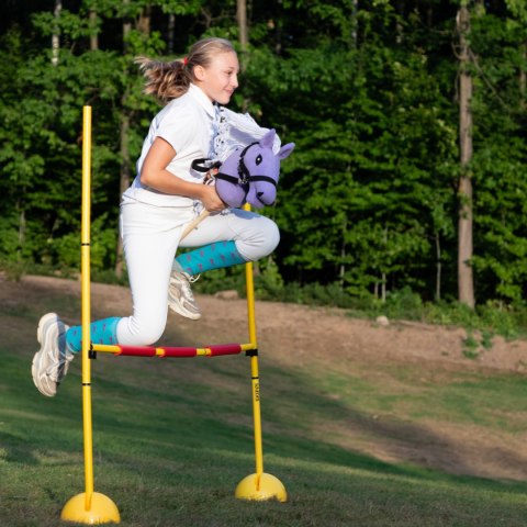 Hobby Horse Skippi A5 - koń na kiju - lawendowy fioletowy - kantar i wodze Hobby Horse Skippi A5 - koń na kiju - lawendowy fioletowy - kantar i wodze