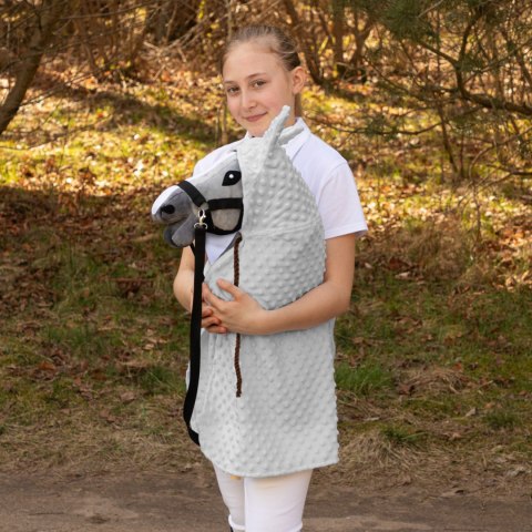 Peleryna Skippi dla Hobby Horse - szara - długa derka - kropierz Peleryna Skippi dla Hobby Horse - szara - długa derka - kropierz