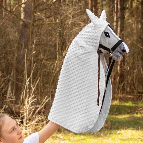 Peleryna Skippi dla Hobby Horse - szara - długa derka - kropierz Peleryna Skippi dla Hobby Horse - szara - długa derka - kropierz