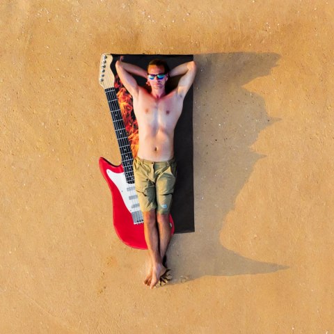 Ręcznik Gitara plażowy prezent dla muzyka POLSKI Ręcznik Gitara plażowy prezent dla muzyka POLSKI