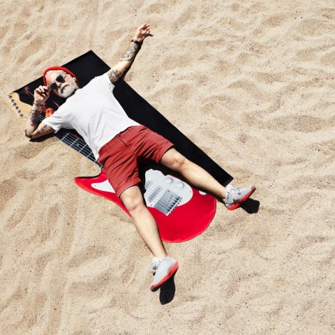Ręcznik Gitara plażowy prezent dla muzyka POLSKI Ręcznik Gitara plażowy prezent dla muzyka POLSKI