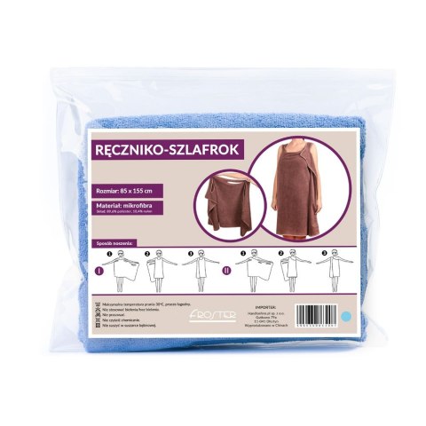 Ręczniko - Szlafrok różowy RĘCZNIK ramiączka Ręczniko - Szlafrok różowy RĘCZNIK ramiączka