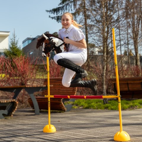 Skippi Hobby Horse - w plamy - brązowe plamki - koń na kiju - kantar Skippi Hobby Horse - w plamy - brązowe plamki - koń na kiju - kantar