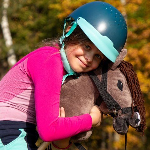 Skippi hobby horse z kantarem brązowy koń A3 duży Skippi hobby horse z kantarem brązowy koń A3 duży