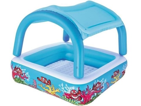 Basen 147x147x122cm z odpinanym daszkiem 52192 BESTWAY Basen 147x147x122cm z odpinanym daszkiem 52192 BESTWAY