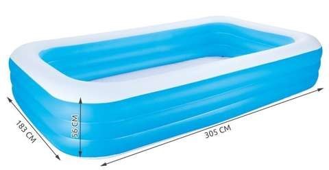 Basen dmuchany 3.05 x 1.83 x 56cm 54009 BESTWAY Basen dmuchany 3.05 x 1.83 x 56cm 54009 BESTWAY