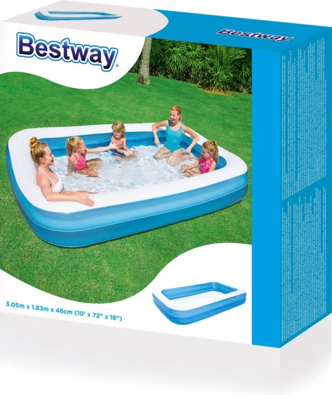 Basen dmuchany 3,05mx1,83mx46cm BESTWAY | 54150 Basen dmuchany 3,05mx1,83mx46cm BESTWAY | 54150