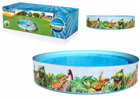 Basen rozporowy 2,44mx46cm BESTWAY | 55001 Basen rozporowy 2,44mx46cm BESTWAY | 55001