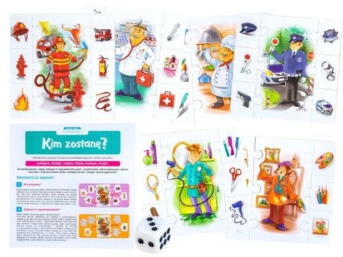 Gra układanka edukacyjna zawody Kim zostanę? | GR0304 Gra układanka edukacyjna zawody Kim zostanę? | GR0304