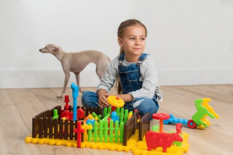 Klocki konstrukcyjne MINI FARMA 31el. Klocki konstrukcyjne MINI FARMA 31el.