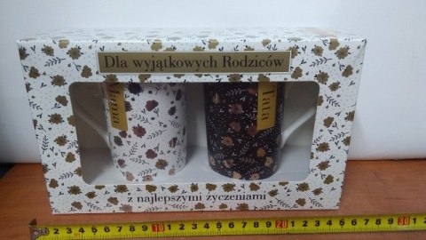 Kpl 2 kubków DLA WYJĄTKOWYCH RODZICÓW Mama / Tata | Q808 Kpl 2 kubków DLA WYJĄTKOWYCH RODZICÓW Mama / Tata | Q808