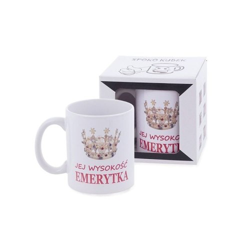 Kubek JEJ WYSOKOŚĆ EMERYTKA mix Kubek JEJ WYSOKOŚĆ EMERYTKA mix
