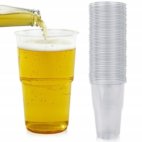 Kubek plastikowy do piwa 0,5l A'50 Kubek plastikowy do piwa 0,5l A'50