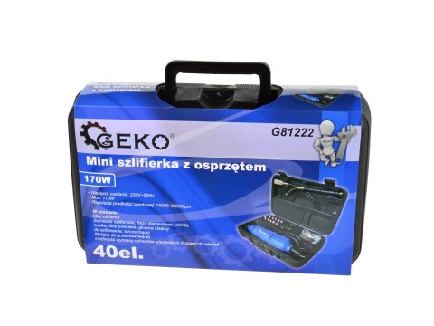 Mini szlifierka z osprzętem 40el. G81222 Mini szlifierka z osprzętem 40el. G81222