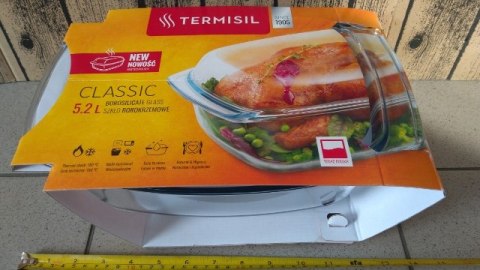 Naczynie żaroodporne 5,2l PROSTOKĄT TERMISIL | P-140 Naczynie żaroodporne 5,2l PROSTOKĄT TERMISIL | P-140