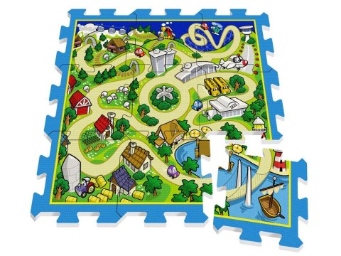 Puzzle piankowe mata uliczka wyścigi 9el. | ZA3150 Puzzle piankowe mata uliczka wyścigi 9el. | ZA3150