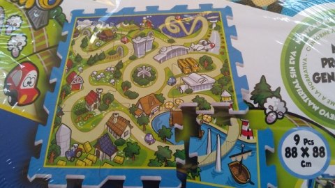 Puzzle piankowe mata uliczka wyścigi 9el. | ZA3150 Puzzle piankowe mata uliczka wyścigi 9el. | ZA3150