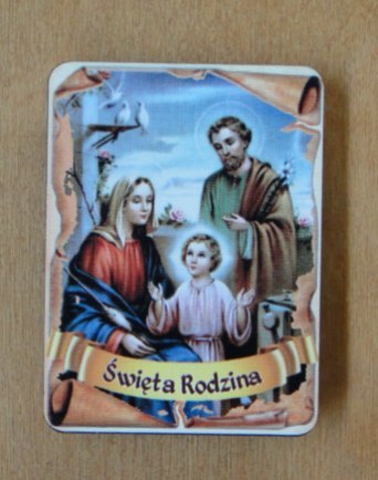 Tabliczka 5szt. na magnes ŚWIĘTA RODZINA Tabliczka 5szt. na magnes ŚWIĘTA RODZINA