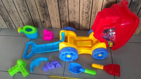 Wózek z zestawem do piasku SPIDERMAN | ZA3117 Wózek z zestawem do piasku SPIDERMAN | ZA3117