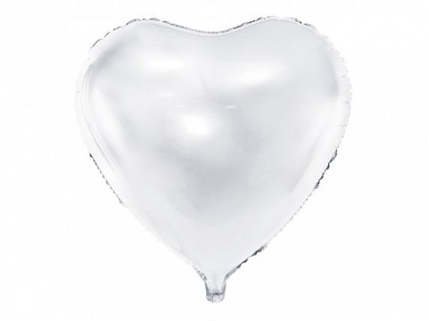 Balon foliowy SERCE BIAŁE 45cm | FB9M-008 Balon foliowy SERCE BIAŁE 45cm | FB9M-008