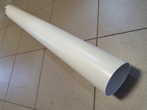 Kanał wentylacyjny okrągły plastikowy D/O 104-1m Kanał wentylacyjny okrągły plastikowy D/O 104-1m