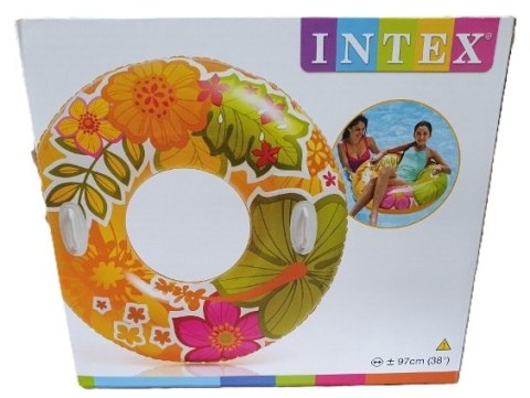Koło do pływania z uchwytami 97 cm INTEX 58263 Koło do pływania z uchwytami 97 cm INTEX 58263