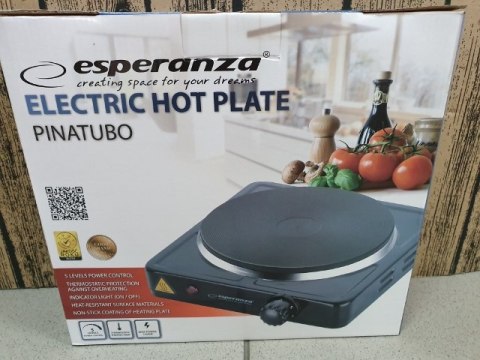Kuchenka elektryczna 1500W PINATURBO EKH002K Kuchenka elektryczna 1500W PINATURBO EKH002K
