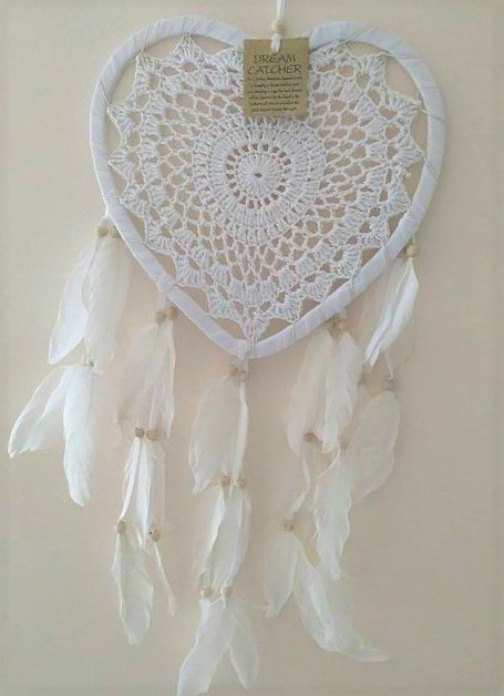 Łapacz snów serce 27cm Łapacz snów serce 27cm