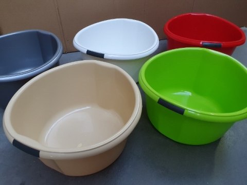 Miska 25l. gumowa rączka BENTOM D46 Miska 25l. gumowa rączka BENTOM D46