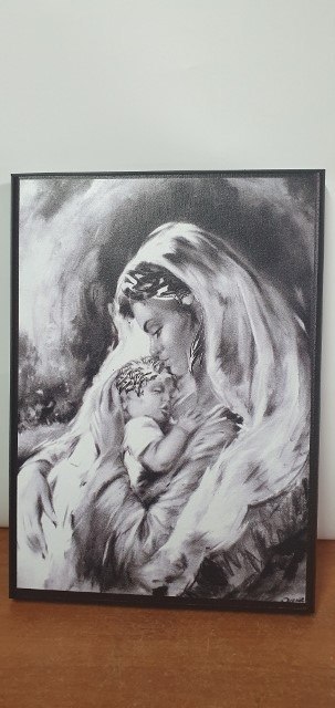 Obraz ikona 25x18cm MATKA BOSKA Z DZIECIĄTKIEM Obraz ikona 25x18cm MATKA BOSKA Z DZIECIĄTKIEM
