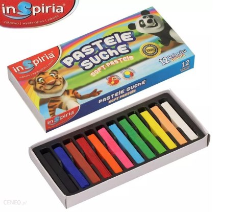Pastele suche 12 kolorów INSPIRIA Pastele suche 12 kolorów INSPIRIA