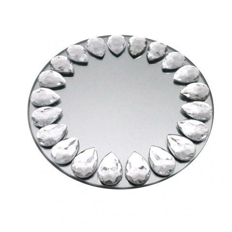 Podstawka okrągła LUSTRO śr:15x1cm HTRJ4364 Podstawka okrągła LUSTRO śr:15x1cm HTRJ4364