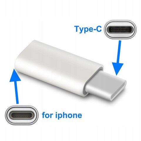 Przejściówka IPHONE DO USB-C - 10 szt Przejściówka IPHONE DO USB-C - 10 szt