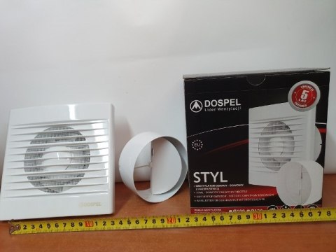 Wentylator osiowy z przepustnicą STYL 100S-P Wentylator osiowy z przepustnicą STYL 100S-P