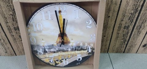 Zegar ścienny 30cm PARYŻ Zegar ścienny 30cm PARYŻ