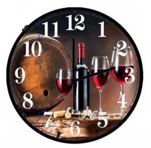 Zegar ścienny 30cm WINO Zegar ścienny 30cm WINO