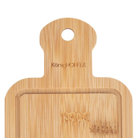 Deska bambusowa Konighoffer Mini 20,4 x 9,5 x 0,8 cm i nożyk do masła Deska bambusowa Konighoffer Mini 20,4 x 9,5 x 0,8 cm i nożyk do masła