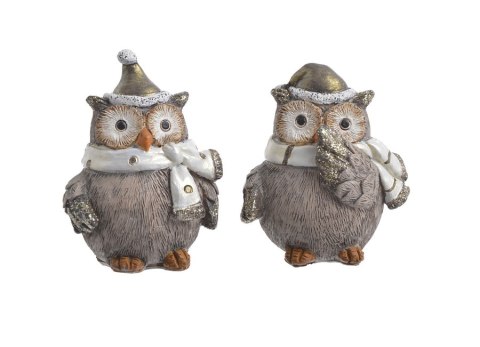 Figurka ceram 6szt SOWA 6cm 36CAN5882_MIX Figurka ceram 6szt SOWA 6cm 36CAN5882_MIX
