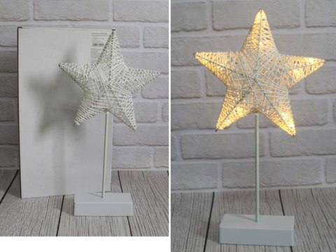 GWIAZDA na podstawie LED świecąca 38x22 cm SN51822 GWIAZDA na podstawie LED świecąca 38x22 cm SN51822