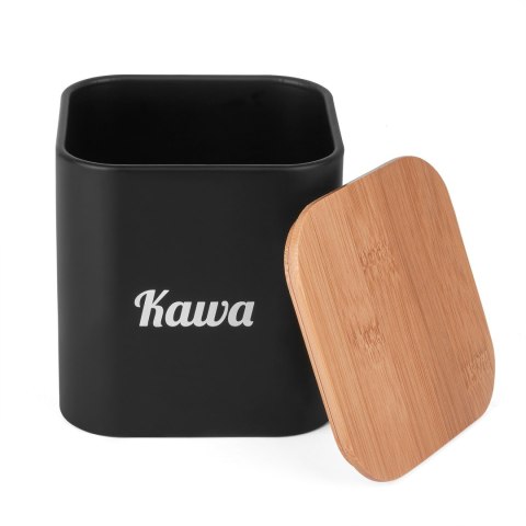 Komplet 3 pojemników Talon Kawa Herbata Cukier 11,5 x 12,3 cm czarne Komplet 3 pojemników Talon Kawa Herbata Cukier 11,5 x 12,3 cm czarne